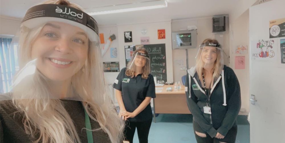 Hannah White (Front, Josie Cleaver (Left) and Emma Llewellyn (Right)