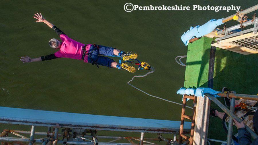 Bungee off the Bridge - Pembroke Dock - Charity Event