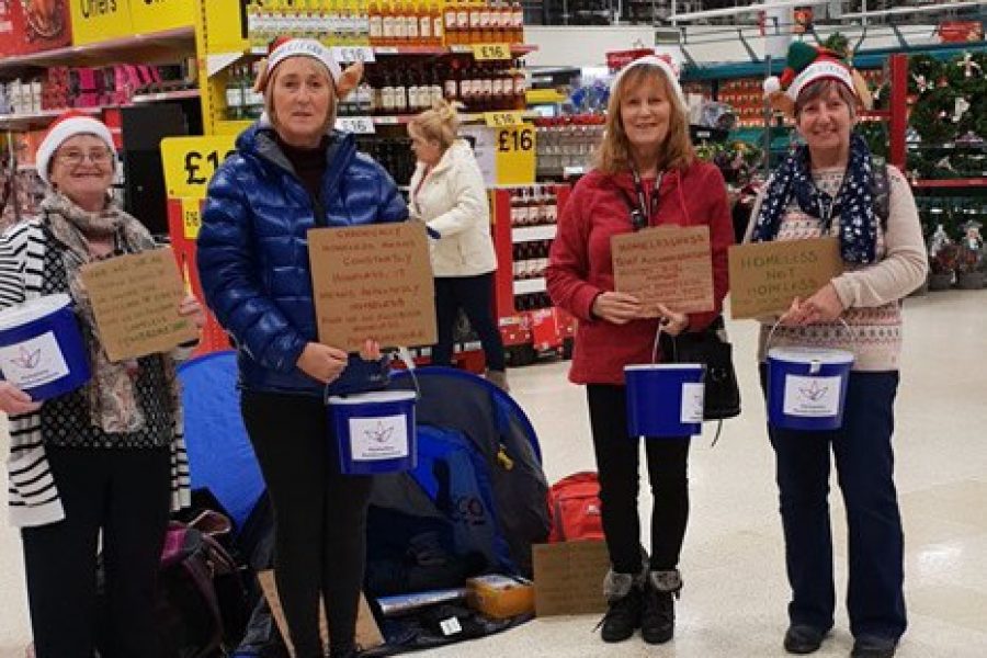 Fundraising for the Pembrokeshire's homeless