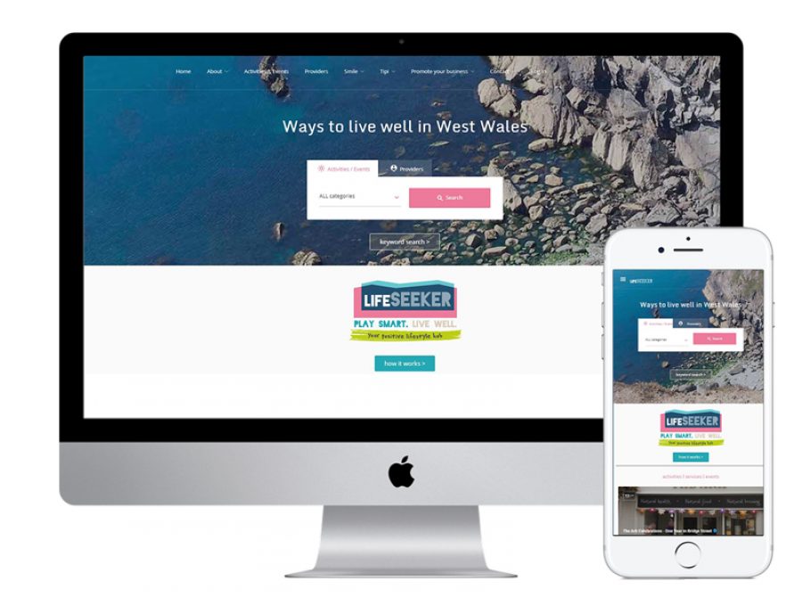 Life Seeker website - West Wales