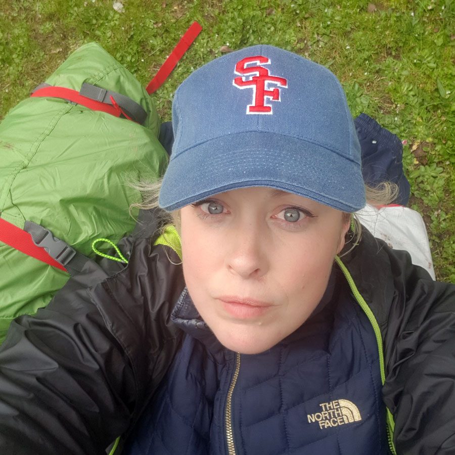 The Smile Files - Sian Angharad Williams - camping